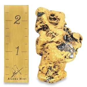 140.7 Gram Natural Gold Nugget from Dollar Creek, Alaska
