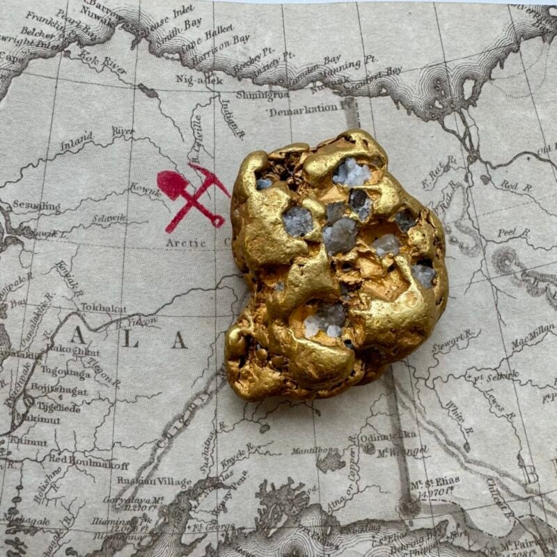 Raw Gold Nuggets Alaska Mint